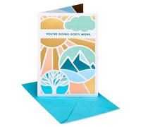 American Greetings Carte de remerciement religieuse pour le clergé (Bénédiction du ciel)