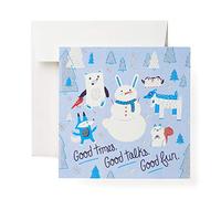 American Greetings Carte de vœux bonhommes de neige - Noël, Happy Holidays Happy New Year Hanoukkah