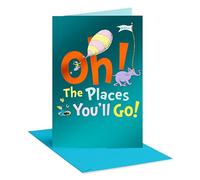 American Greetings Dr. Seuss Carte de remise de diplôme (Oh The Places You'll Go)