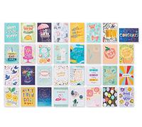 American Greetings Lot de 32 cartes de luxe pour toutes les occasions avec enveloppes et boîte assortie, anniversaire, mariage, remerciement et plus encore