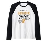 American Gros Ventre Native - Poing de flèches Culture Indienne Manche Raglan