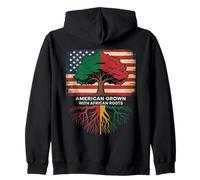 American Grown African Roots Drapeau américain Mois de l'his Sweat à Capuche