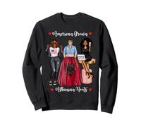 American Grown Albanian Roots Black Femmes Africaines Sweatshirt