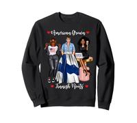 American Grown Finnish Roots Noir Femmes Africaines Sweatshirt