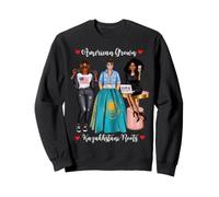 American Grown Kazakhstani Roots Noir Femmes Africaines Sweatshirt