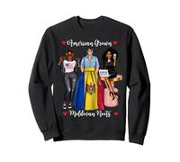 American Grown Moldovan Roots Black Femmes Africaines Sweatshirt