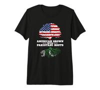 American Grown with Pakistan Roots Pakistani American T-Shirt Haut de Gamme