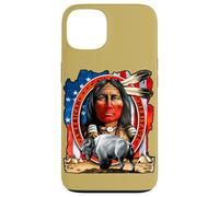 American Heritage Bison Native Indian Pride Coque pour iPhone 13