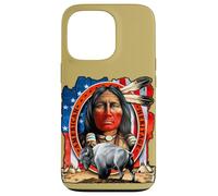 American Heritage Bison Native Indian Pride Coque pour iPhone 13 Pro