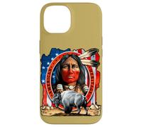 American Heritage Bison Native Indian Pride Coque pour iPhone 14