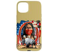 American Heritage Bison Native Indian Pride Coque pour iPhone 15 Plus