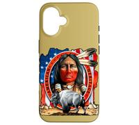 American Heritage Bison Native Indian Pride Coque pour iPhone 16