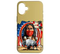 American Heritage Bison Native Indian Pride Coque pour iPhone 16 Plus