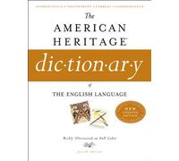 American Heritage Dictionary of the English Language, Fourth Edition