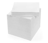 American Homestead Serviettes de table blanches | Écologiques | Serviettes de table élégantes en vrac | Pour servir un dessert, un café ou un gâteau | Parfaites pour cuisine, bar, anniversaire, goûter