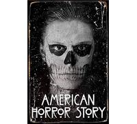 American Horror Story Apocalypse Panneaux d’étain Vintage Affiche de métal rétro Plaque de Panneau Mur Art décor 8×12 Pouces