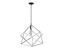 American Industrial Iron Wire Pendant Light Creative Metal Material Hanging Light Lantern Chandelier E27 Black Finition Plafond Lampe de Plafond Énergie Luminure de Sauvegarde fabriquée en Chine