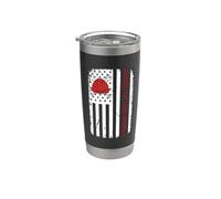 American Ironworker aime la métallurgie, Forgeron Ironworker Gobelet isotherme en acier inoxydable double paroi