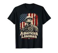 American Lineman, Drapeau américain, Power Lineman T-Shirt
