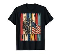American Lineman, Drapeau américain, Power Lineman T-Shirt Graphique avec Valeur