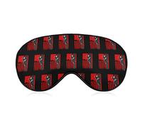 American Lineman Sleep Mask Night Cover Eye pour femmes hommes BlockLight pour avion voyage sieste sangle réglable