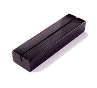 American Metalcraft BAMBL4 Porte-cartes Bambou, Noir, 1-1/4" L