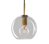 American Minimalist Style Chandelier Flush Mount Ceiling with Spherical Glass Pendant Lamp | Creative Hanging Light for Balcony, Kitchen, and Corridor Decoration(A)