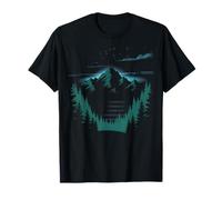 American Mountain Forest Wilderness Outdoor Adventure Nature T-Shirt