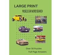 American Muscle Car Word Search: Large Print Word Search Puzzles Featuring Classic Cars, V8 Engines, Drag Racing & Hot Rods for Adults and Seniors