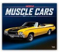 American Muscle Cars 2026 Deluxe Flap Foil Calendar Calendar Book