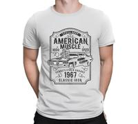American Muscle Mens T-Shirt,Fashion Cotton Short Sleeve Shirt Top S-4XL