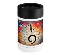 American Music Art - Glacière de canette isotherme pour canettes de 340,2 g - Bière, eau de Seltzer et soda, portable, durable