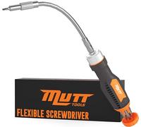 AMERICAN MUTT TOOLS Tournevis flexible à cliquet 12 en 1 - Outil de tournevis flexible avec porte-embout | Tournevis à tige flexible, extension de tournevis flexible, tournevis flexible