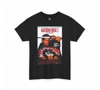 American Ninja 2 The Confrontation Movie Poster T-Shirt Retro Fight Fan Tee Black 3XL