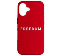 American Patriotic Minimal Design Freedom Coque pour iPhone 16