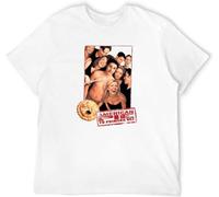 American Pie T-Shirt 100% Cotton Movie Poster Tee White Manches Courtes(Medium)