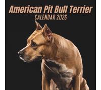American Pit Bull Terrier Calendar 2026: 12 Months Organizer From January to December