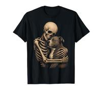 American Pit Bull Terrier Squelette Hug Gothic Dog Lover Art T-Shirt