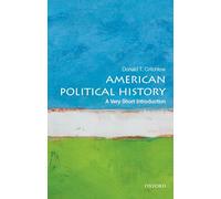 American Political History: A Very Short Introduction