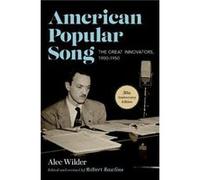 American Popular Song - Alec Wilder - Oxford University Press Inc - Livre en Anglais - Paperback Alec WilderAlec Wilder (Auteur)