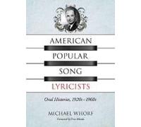 American Popular Song Lyricists
