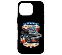 American Pride Classic Sixties Muscle Car Hot Rod, Dessin animé Coque pour iPhone 16 Pro