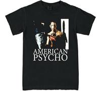 American Psycho Movie Chainsaw Men's Black T-Shirt Unisex Tee Top S