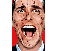 American Psycho Pop Illustration Patrick Bateman Film d'horreur Décoration d'intérieur en affiche ou cadeau amusant 20,3 x 30,5 cm