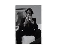 American Psycho - Poster classique du film noir et blanc - Peinture décorative sur toile - Pour salon, chambre à coucher, art mural - Impression d'image moderne - Décoration de chambre familiale - 08