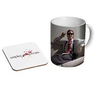 American Psycho Sofa Tasse à café en céramique + dessous de verre Coffret cadeau
