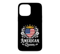 American Queen America Flag USA Proud American Woman Coque pour iPhone 13 Pro Max