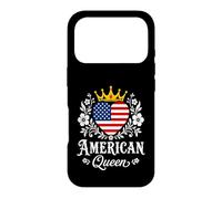 American Queen America Flag USA Proud American Woman Coque pour iPhone 17 Pro