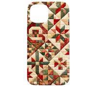 American Quilt Colorful Patchwork Quilting Quilter Couture Coque pour iPhone 15