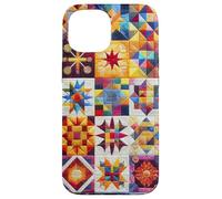 American Quilt Colorful Patchwork Quilting Quilter Couture Coque pour iPhone 15